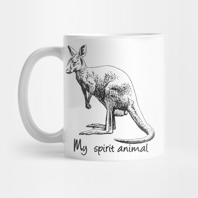 Kangaroo My spirit animal by Manikool